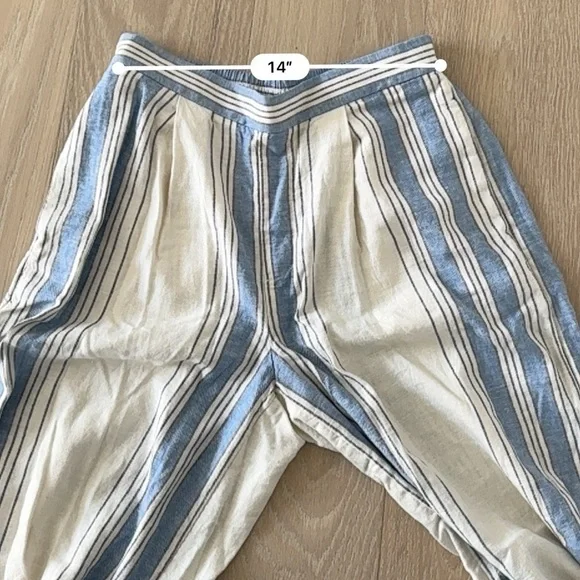 BR Linen Blend Wide Leg Pants - Picture 4 of 5